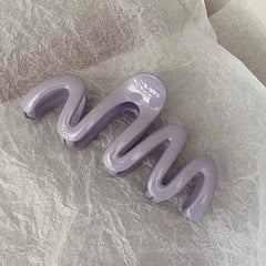 Colorful Jelly Wave Hairpin