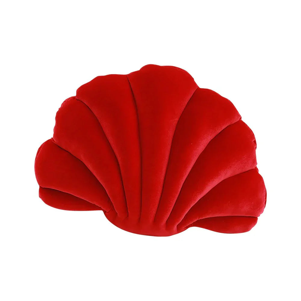 Sea Shell Velvet Throw Pillow