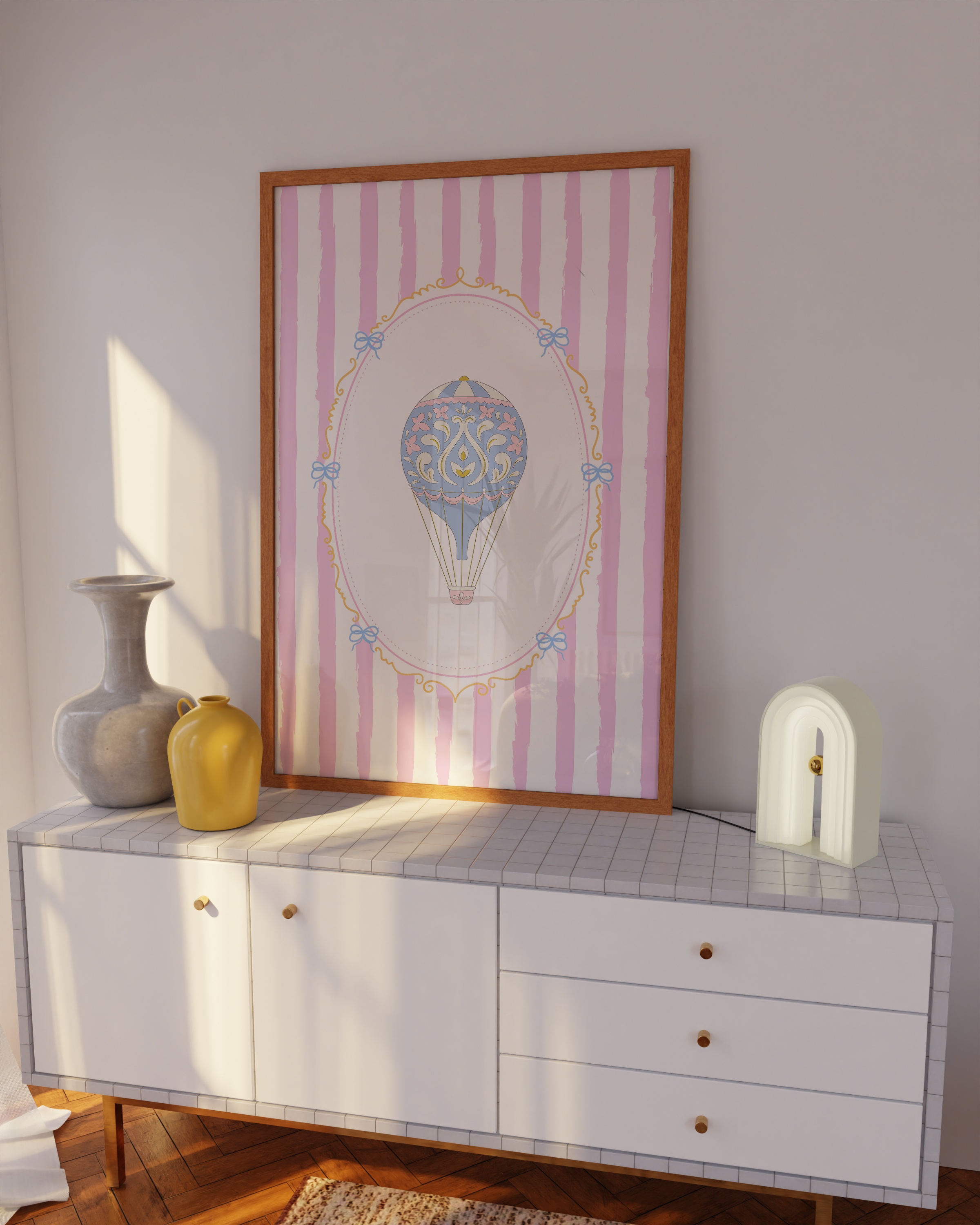 Pastel Bunny Poster Set
