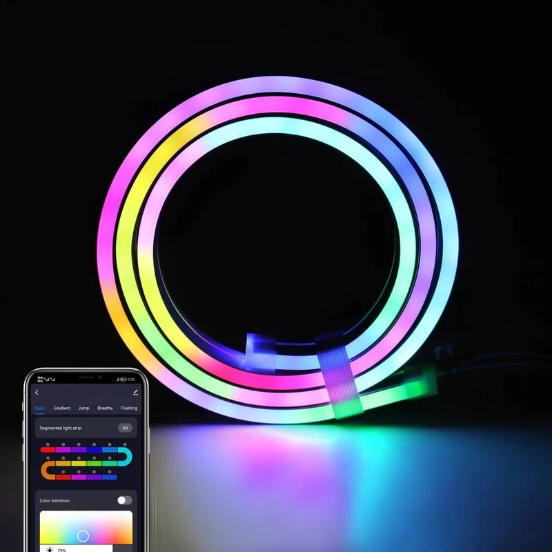 Squiggle Neon LED Lights