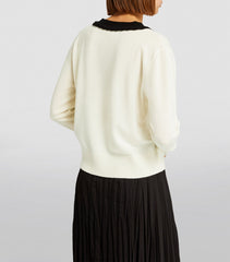 CONTRAST TRIM SWEATER