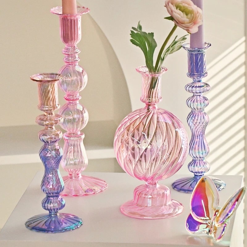 Purple Glass Vases