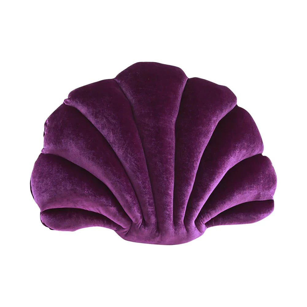 Sea Shell Velvet Throw Pillow