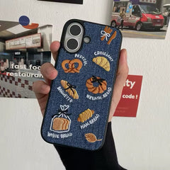 Denim Bread iPhone Case