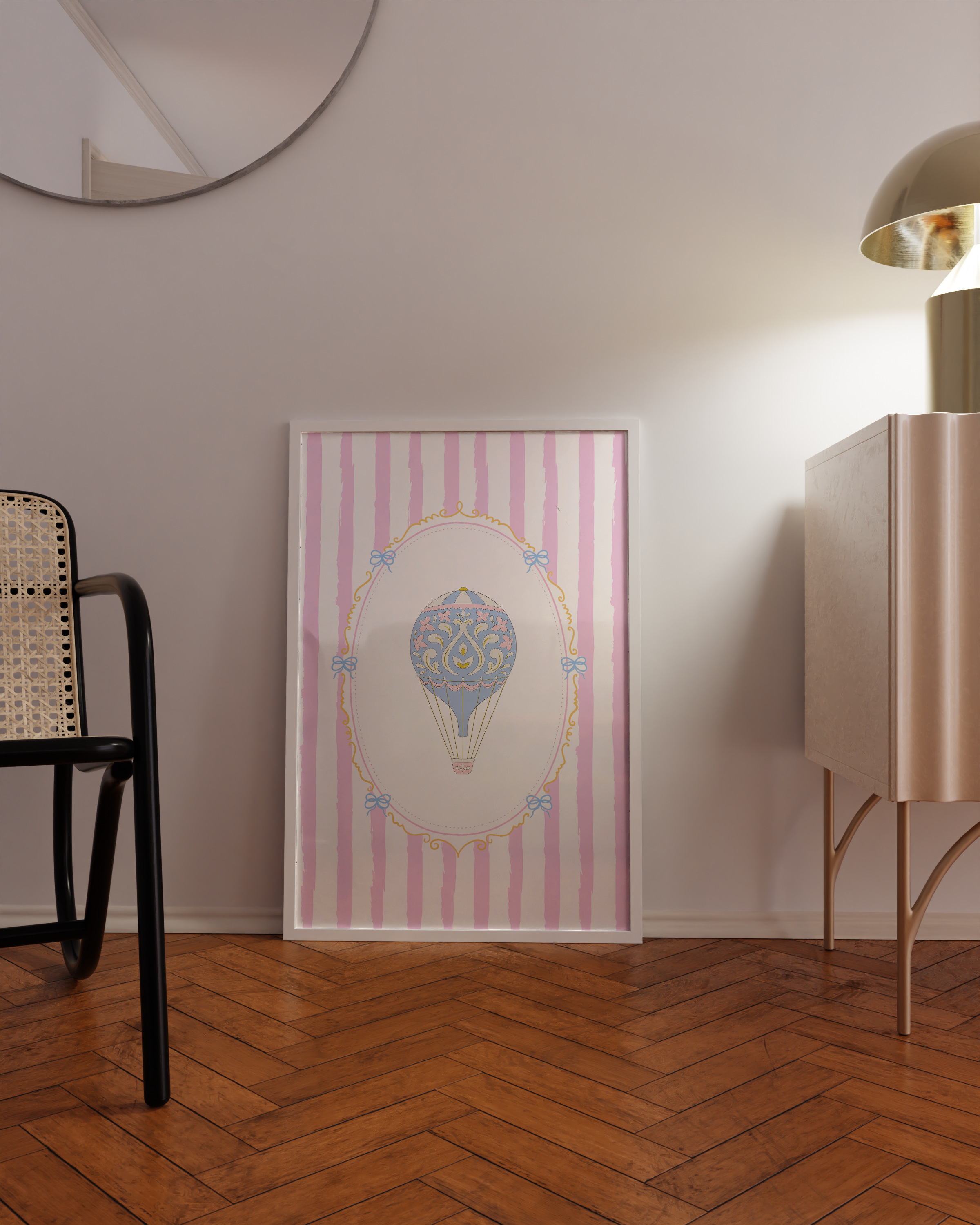 Pastel Bunny Poster Set