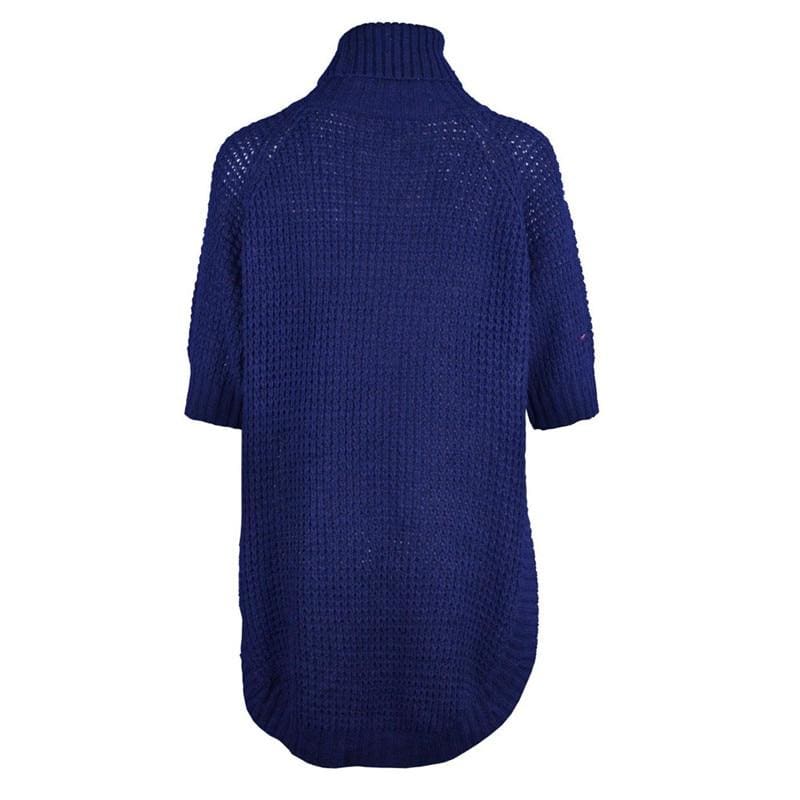 Fashion Casual Irregular Long Sweater Dress Knitted Sweater Top