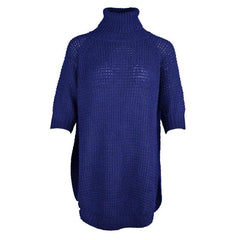 Fashion Casual Irregular Long Sweater Dress Knitted Sweater Top