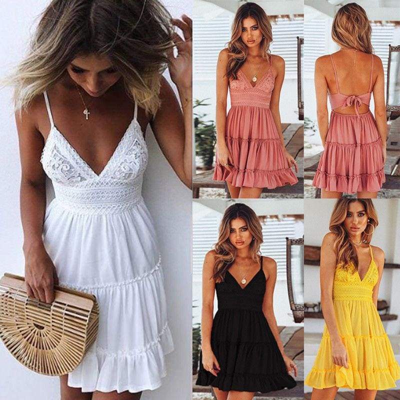 Clearance Girls Summer Bow Dresses