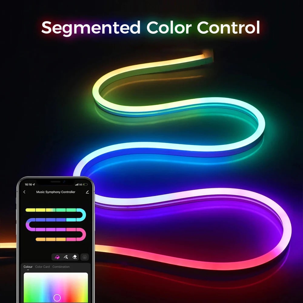 Squiggle Neon LED Lights