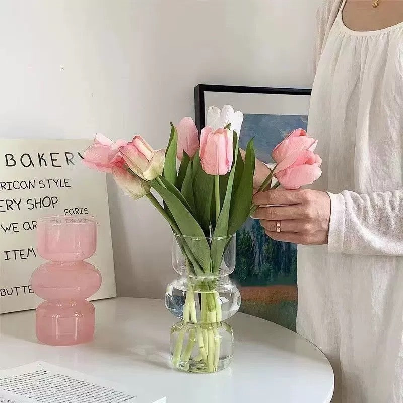 Pink Glass Vase