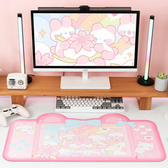 Kawaii Sakura Bunny Mouse Pad