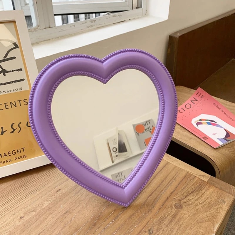 Pillow Heart Mirror