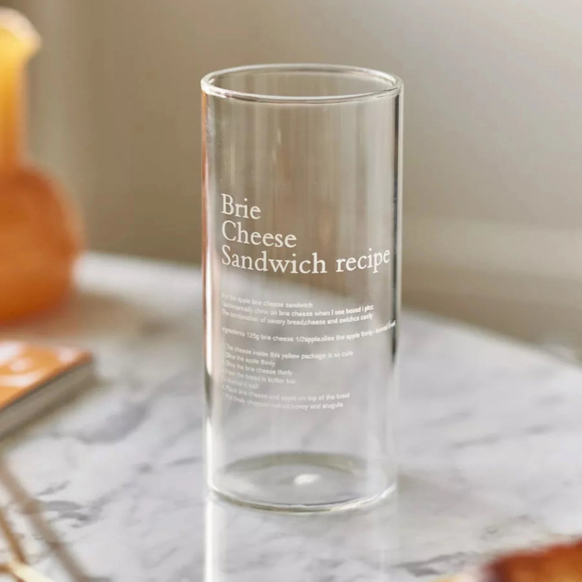 Coffee Tumbler Glass