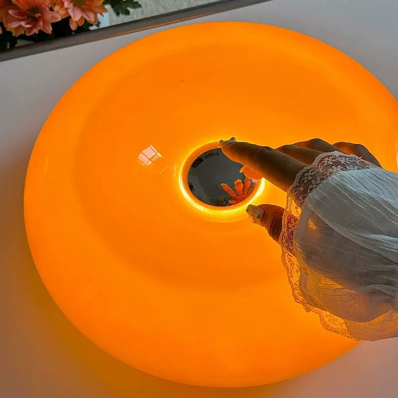 Vintage Donut Bauhaus Lamp