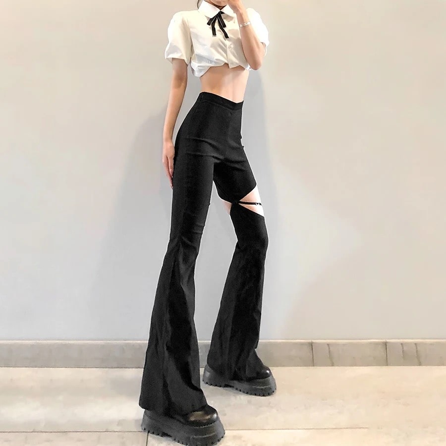 Gothic Flared Pants