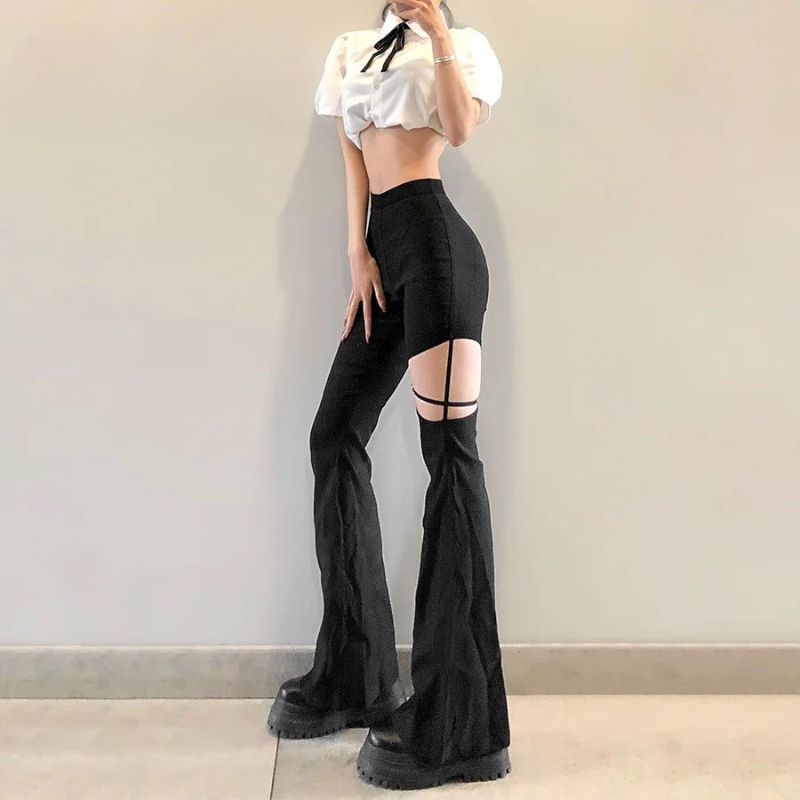 Gothic Flared Pants