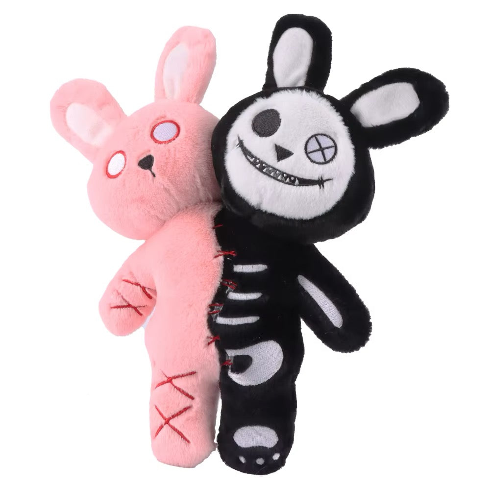 Gothic Skull Rabbit Plush Toy