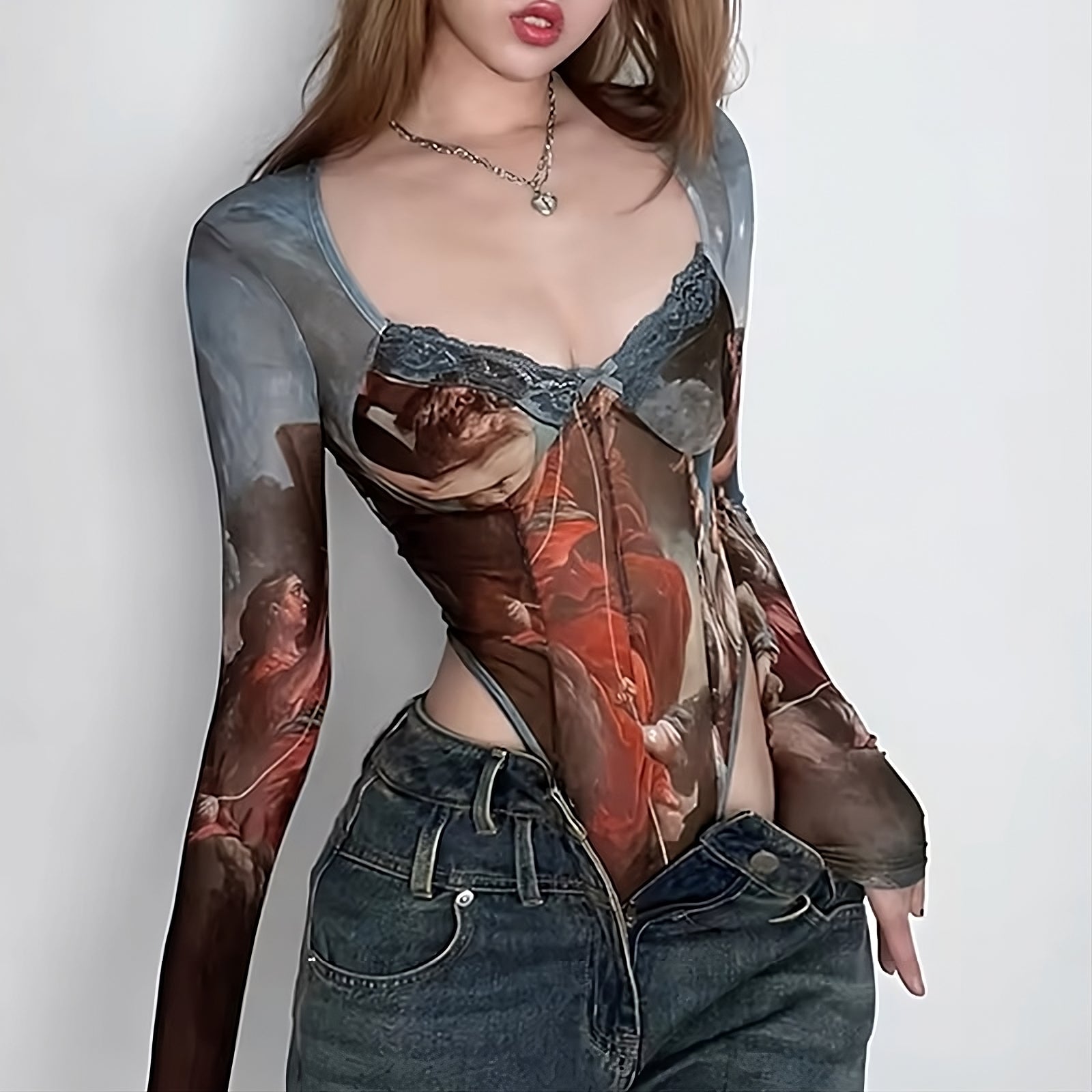 Y2K Aesthetic Bodysuit