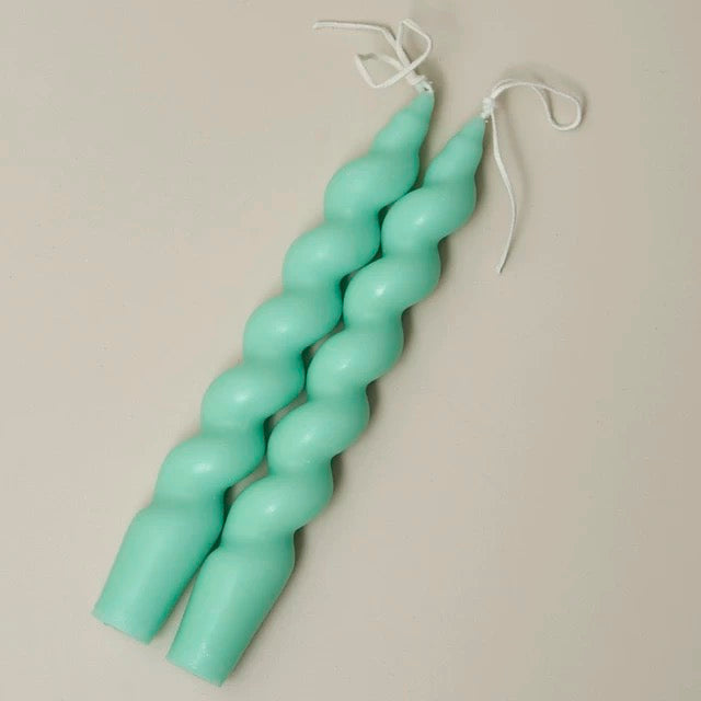 2 pc Spiral Candles