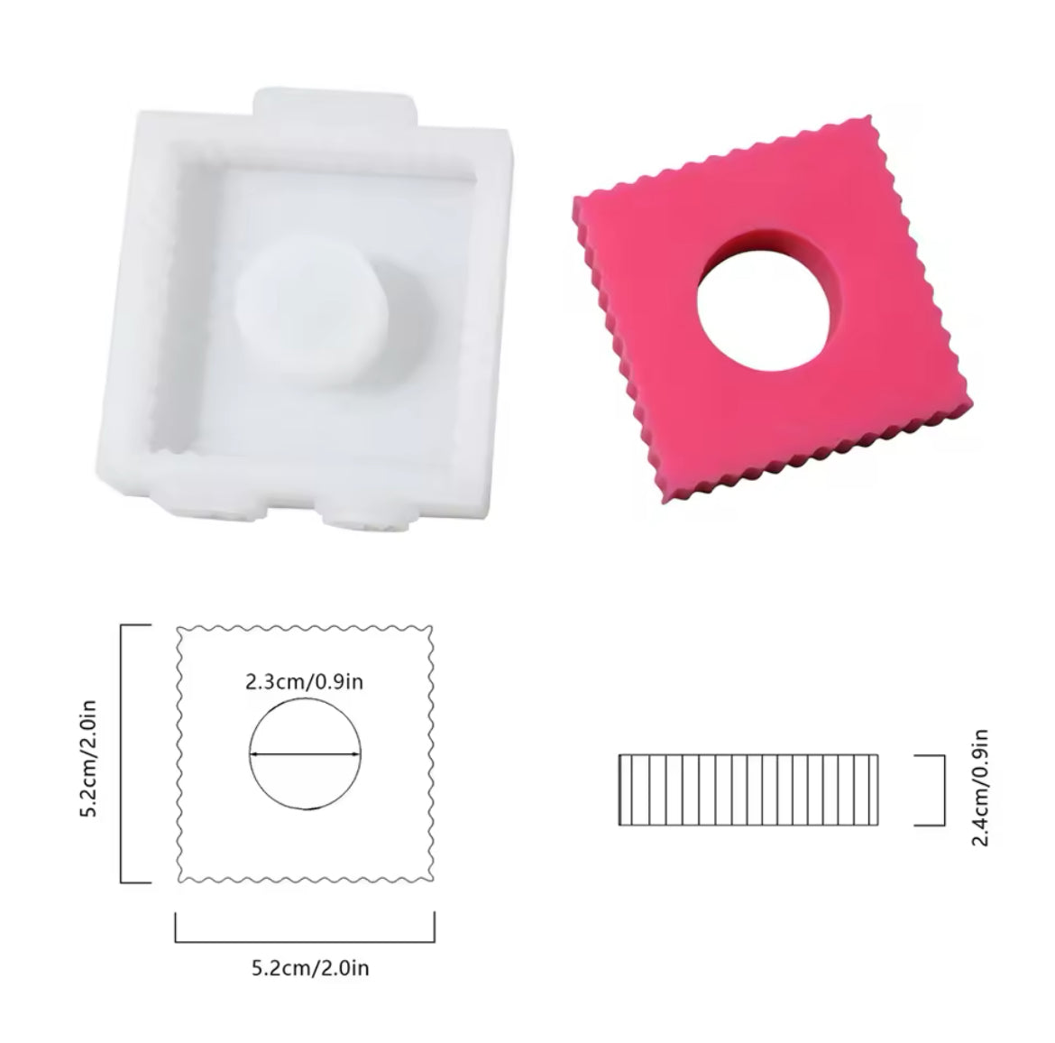 Geometric Silicone Candle Molds