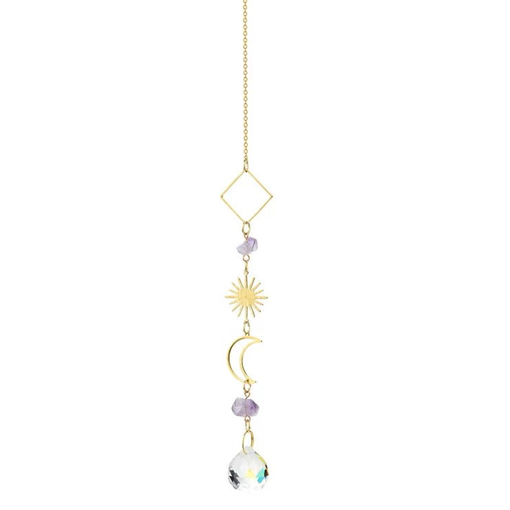 Crystal Moon Suncatcher