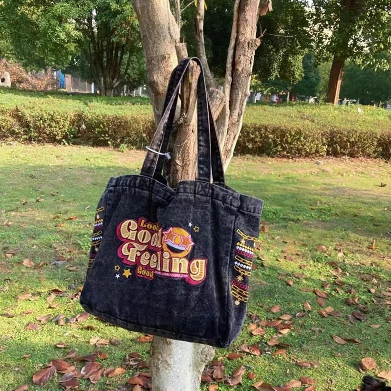 Happy Canvas Bag