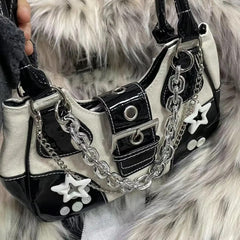 White Goth Y2k Bag