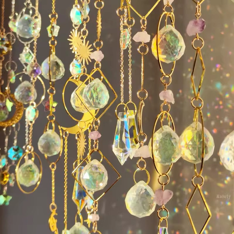 Crystal Moon Suncatcher