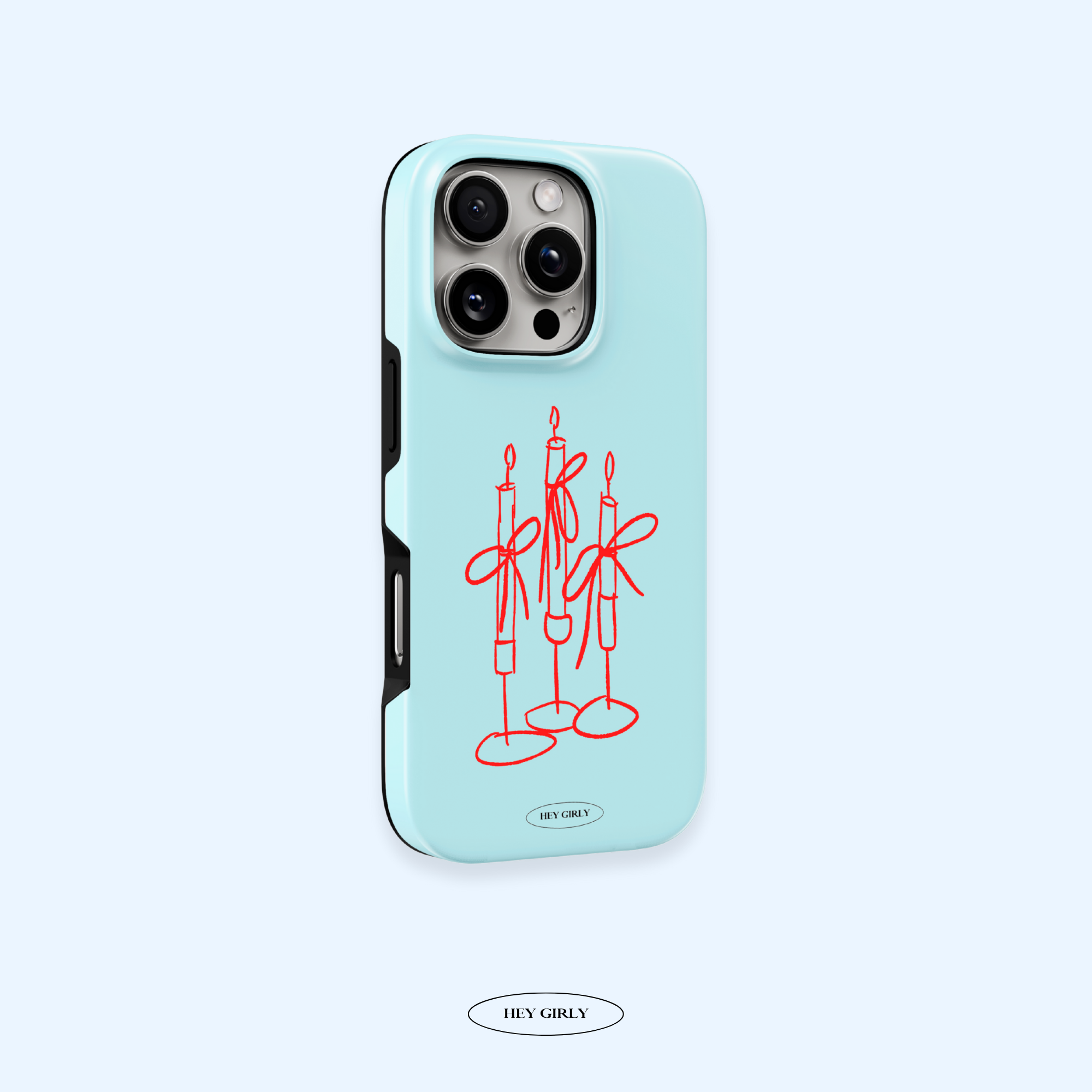 Blue Candle iPhone Case
