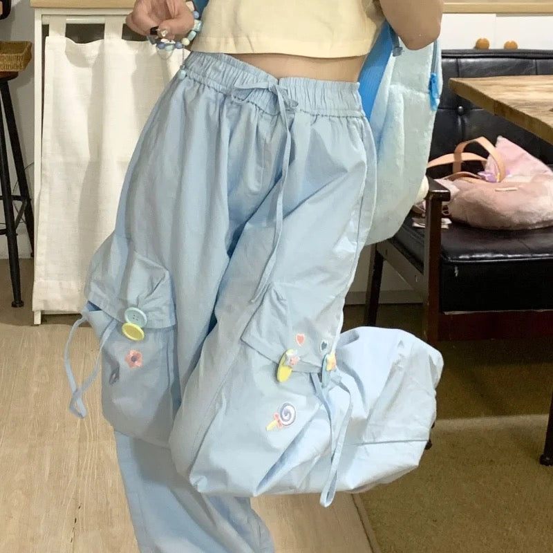 Kawaii Blue Pants