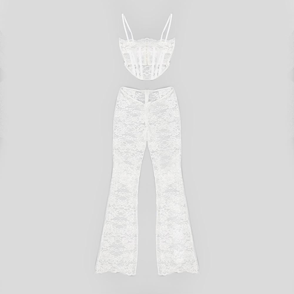 LACE STRAP TWO PIECE SET