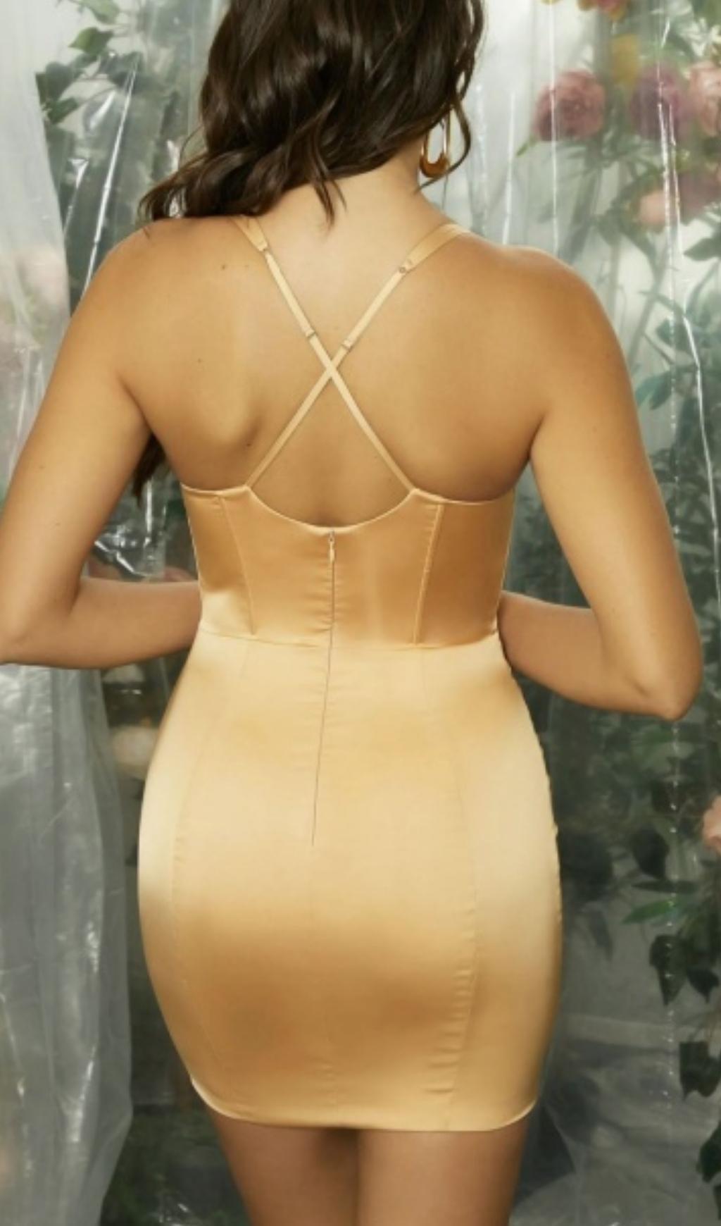 BANDAGE BODYCON MINI DRESS