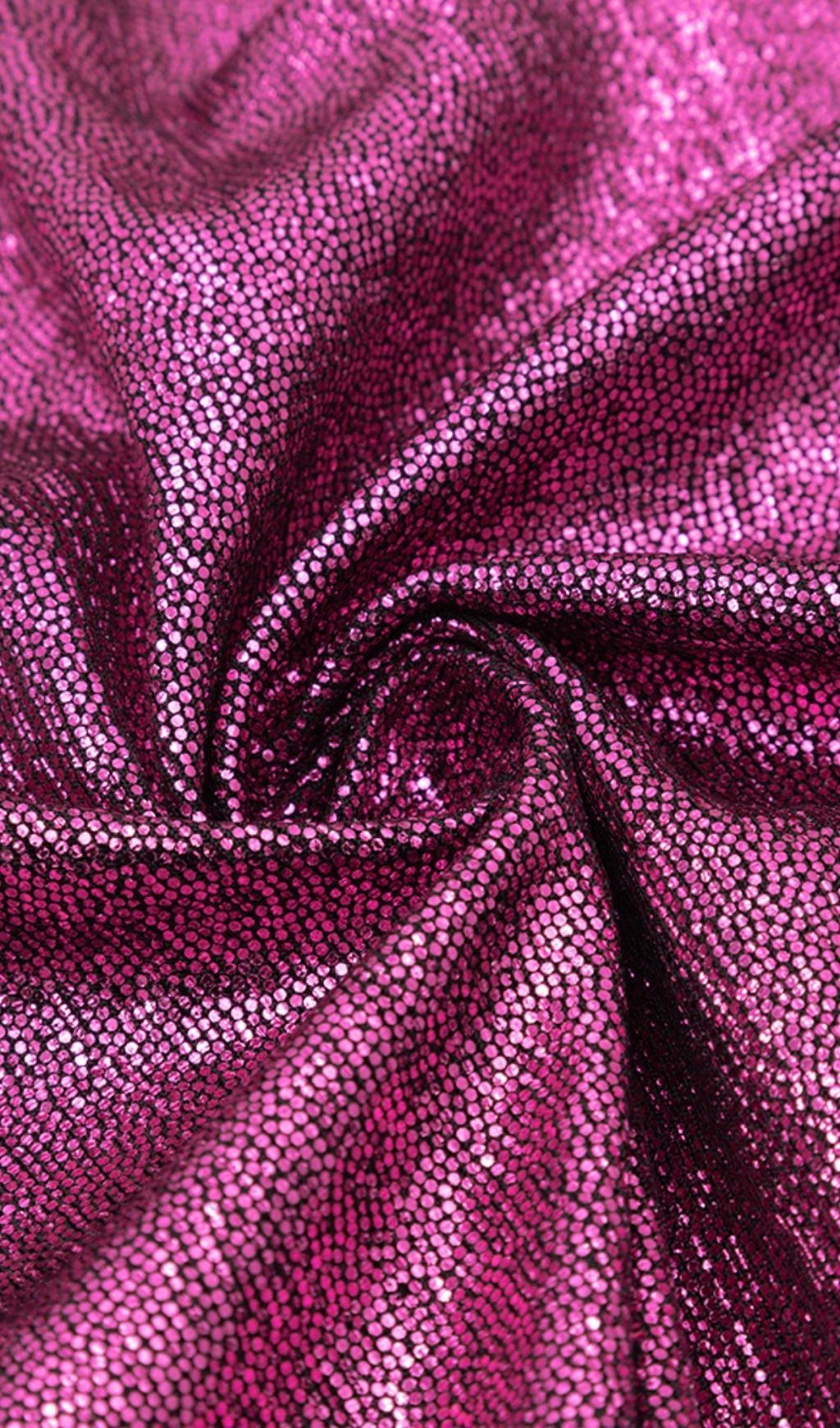 ONE SHOULDER LACE MAXI DRESS IN PURPLE