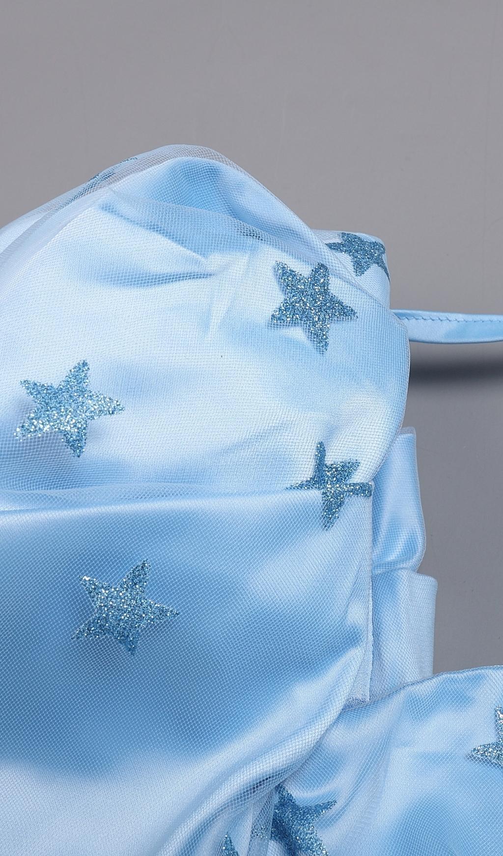PUFF SLEEVE MINI DRESS
