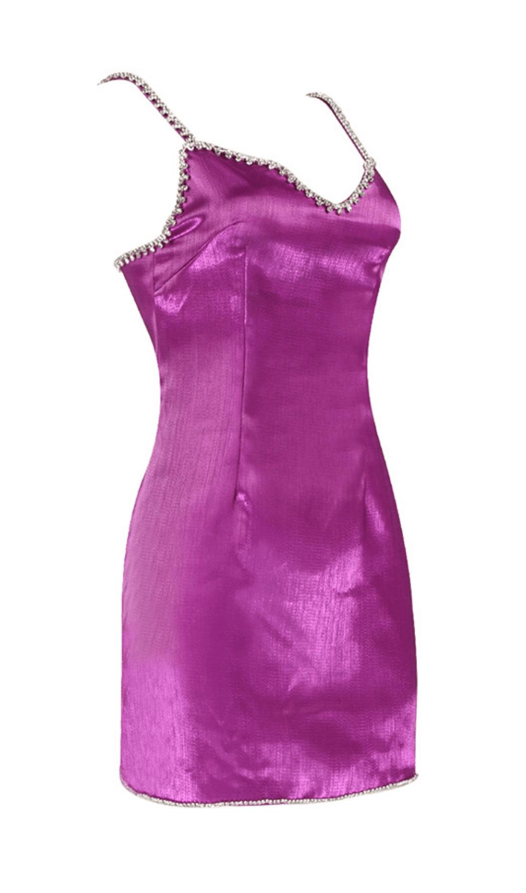 Rhinestone ladies dress