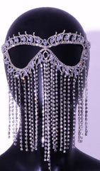 Rhinestone mask