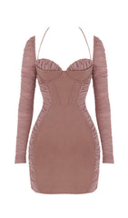 Wrapped chest strap dress