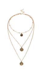 PORTRAIT MEDAL MULTI-LEVEL NECKLECE