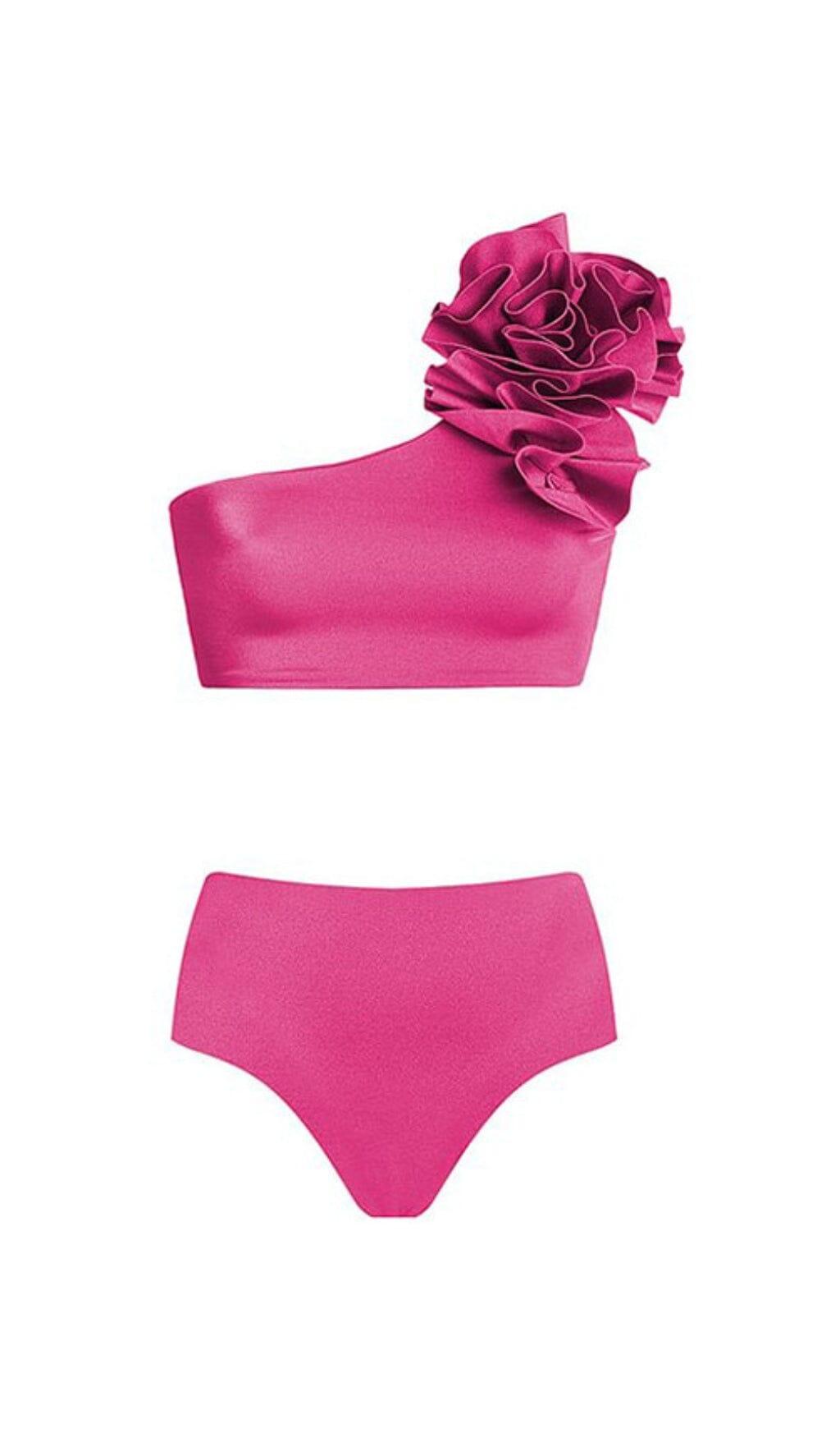 SHOULDER DETAIL TWO-PIECE SWIM SET