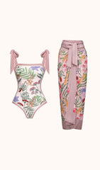 Dolly Printed Swimwear Two Piece Set