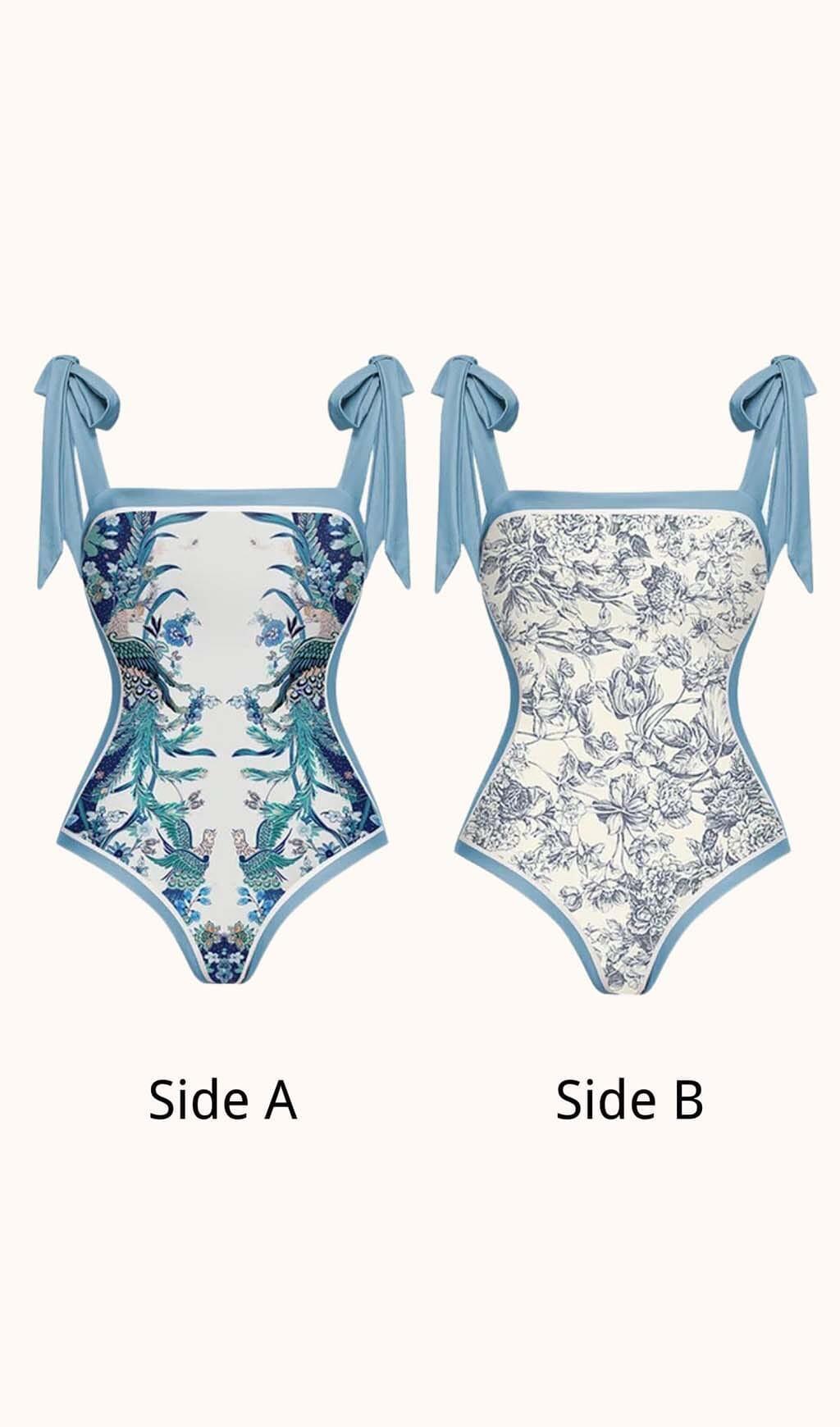 Tabitha Printed Swimwear Two Piece Set