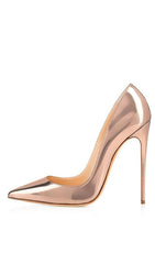 ROSE GOLD STILETTO HIGH HEEL SHOES