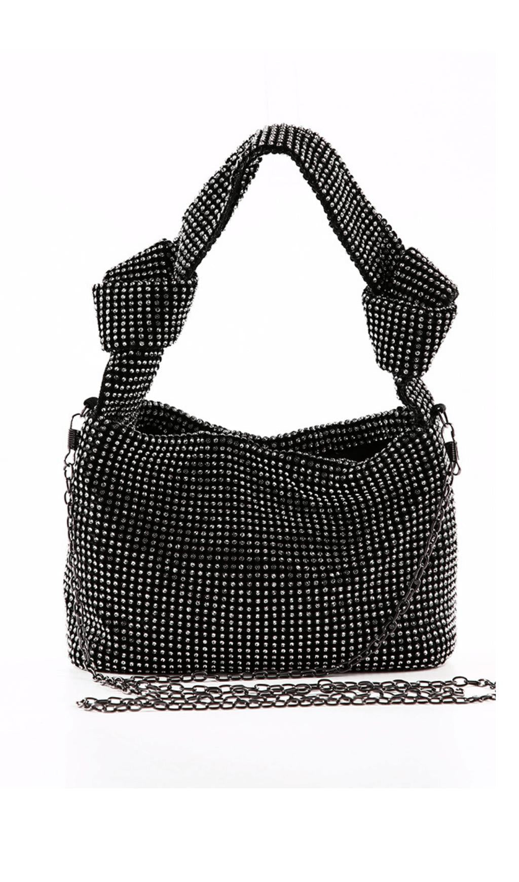 CRYSTAL HANDBAG - SLIVER