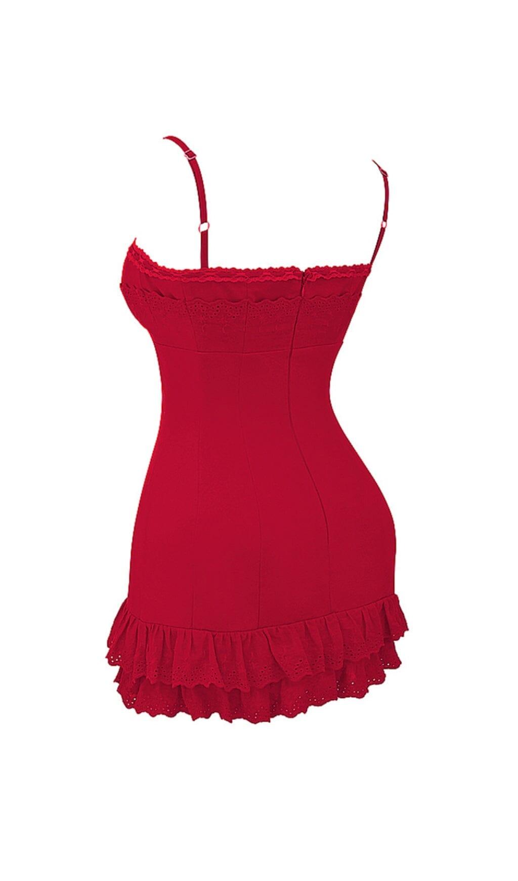 CHERRY CORSET DRESS