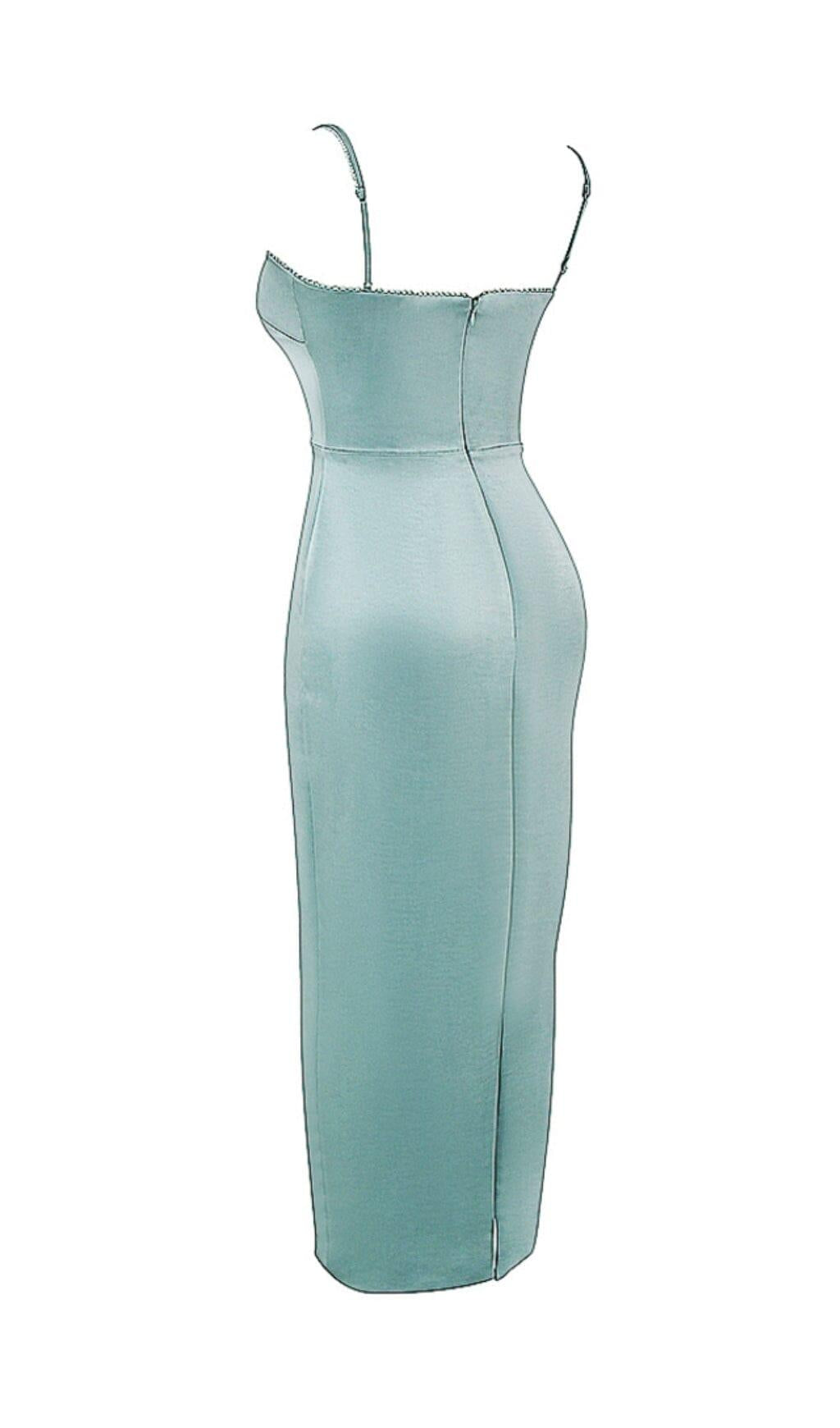 LIGHT JADE MAXI DRESS