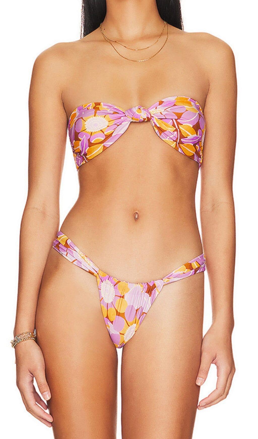 FLORAL PRINT BIKINI SUIT