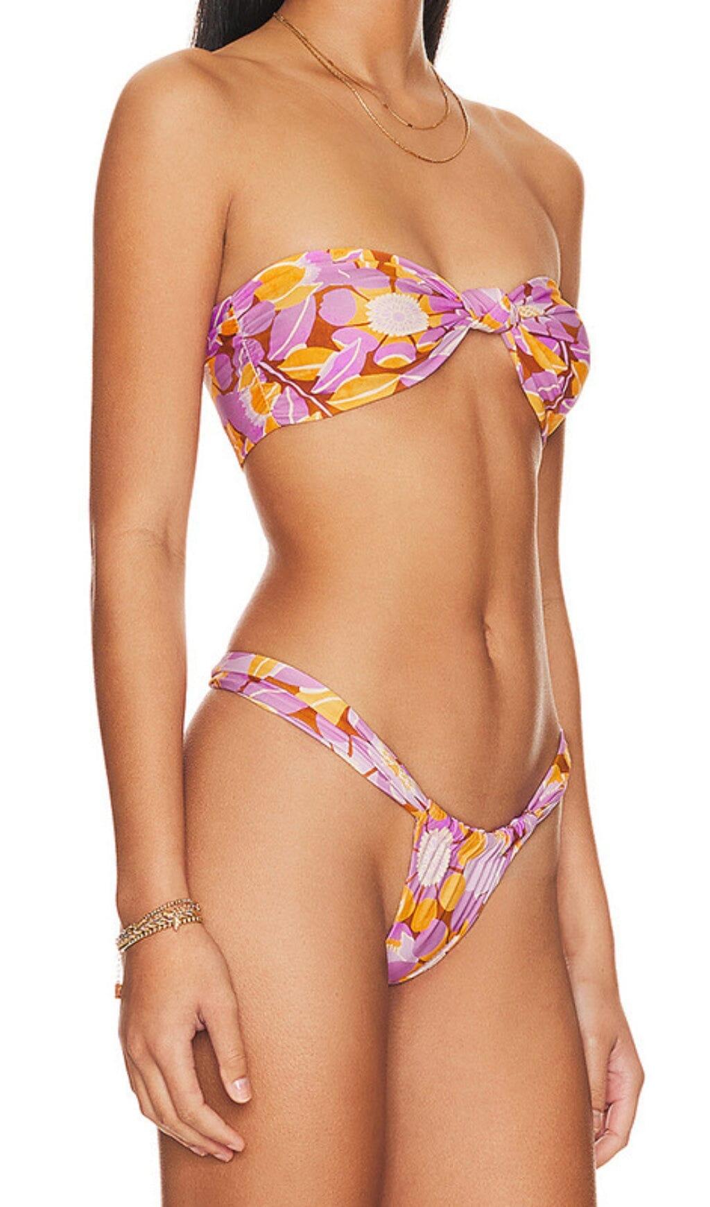 FLORAL PRINT BIKINI SUIT