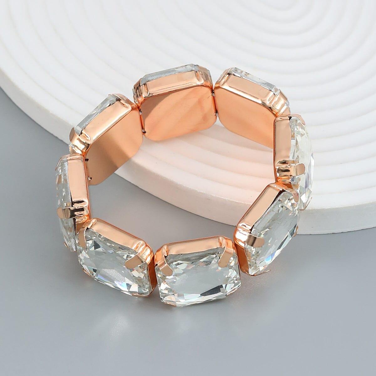 SQUARE RHINESTONE BRACELET