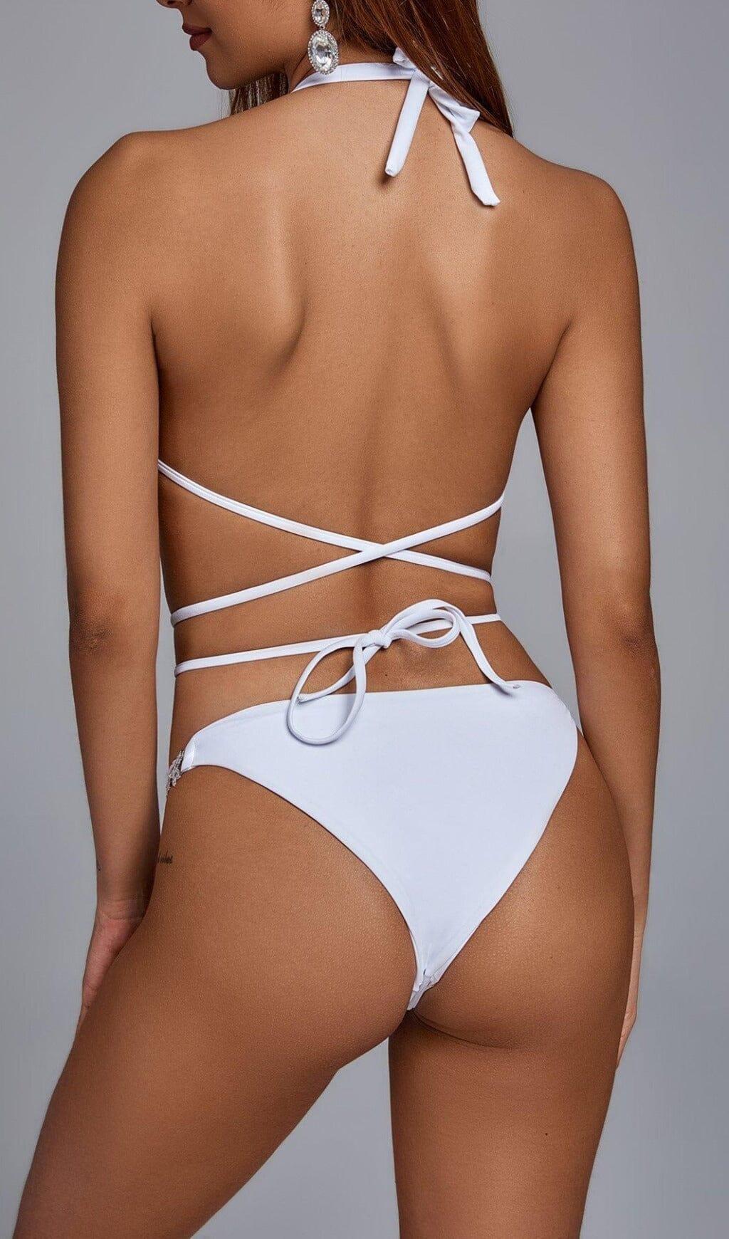 WIKI DIAMOND BIKINI - WHITE