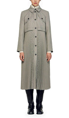 MATHILDA PLEATED TRENCH COAT